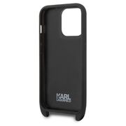 Husa premium pentru  iPhone 14 Pro  Karl Lagerfeld superior quality - Negru denim