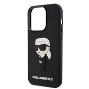 Husa premium pentru  iPhone 14 Pro  Karl Lagerfeld superior quality - Negru denim