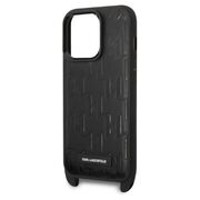 Husa premium pentru  iPhone 14 Pro  Karl Lagerfeld superior quality - Negru denim