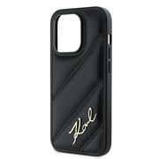 Husa premium pentru  iPhone 14 Pro  Karl Lagerfeld superior quality - Negru