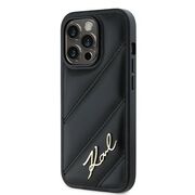 Husa premium pentru  iPhone 14 Pro  Karl Lagerfeld superior quality - Negru