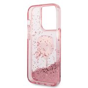 Husa premium pentru  iPhone 14 Pro  Karl Lagerfeld superior quality - Roz pal