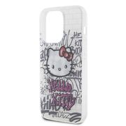 Husa premium pentru  iPhone 15 Pro Hello Kitty Funcky Series - Alb arctic