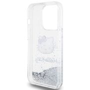 Husa premium pentru  iPhone 15 Pro Hello Kitty Funcky Series - Argintiu