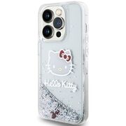 Husa premium pentru  iPhone 15 Pro Hello Kitty Funcky Series - Argintiu