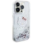 Husa premium pentru  iPhone 15 Pro Hello Kitty Funcky Series - Argintiu