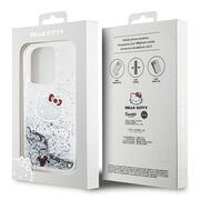 Husa premium pentru  iPhone 15 Pro Hello Kitty Funcky Series - Argintiu