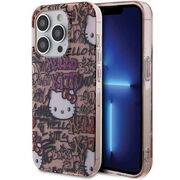 Husa premium pentru  iPhone 15 Pro Hello Kitty Funcky Series - Maro