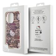 Husa premium pentru  iPhone 15 Pro Hello Kitty Funcky Series - Maro