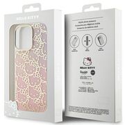 Husa premium pentru  iPhone 15 Pro Hello Kitty Funcky Series - Roz pal