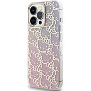 Husa premium pentru  iPhone 15 Pro Hello Kitty Funcky Series - Roz pal