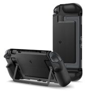 Husa de protectie cu kickstand pentru Nintendo Switch 2 - Spigen Dual Grip –  Negru