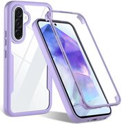Pachet 360: Husa cu folie integrata pentru Samsung Galaxy A56 Cover 360 fata / spate - mov