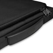 Geantă Premium Elegantă și Practică pentru Laptop 13 - 14 si tableta, compatibila Macbook, Lenovo, Microsoft, Acer, HP, Asus, cu Protecție Antişoc, Interior Moale, Compartimente Suplimentare și Design Modern, negru