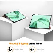Husa pentru Honor Pad X8a tip stand functie sleep/wake-up, protectie 360 - Roz