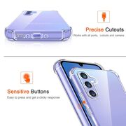 Husa pentru Samsung Galaxy A55 5G Anti-Shock 1.5mm, reinforced 4 corners, transparent