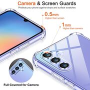 Husa pentru Samsung Galaxy A55 5G Anti-Shock 1.5mm, reinforced 4 corners, transparent
