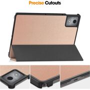 Husa pentru  Lenovo Tab K11 Plus 11.45 inch tip stand functie sleep/wake-up, protectie 360 - Roz