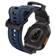 Curea premium pentru Apple Watch 6 / 7 / 8 / 9 / 10 / SE / ULTRA 1 / 2 (44 / 45 / 46 / 49 MM) Spigen - DuraPro Armor - Albastru