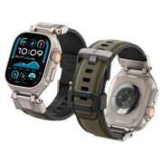 Curea premium pentru Apple Watch 6 / 7 / 8 / 9 / 10 / SE / ULTRA 1 / 2 (44 / 45 / 46 / 49 MM) Spigen - DuraPro Armor - Verde