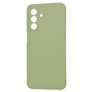 Husa pentru  Samsung Galaxy A26 Liquid Silicone, subțire, captusita cu microfibra, anti amprentă, protectie cameră foto, Verde