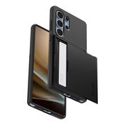 Husa pentru  Samsung Galaxy S25 Ultra Spigen - Slim Armor MagSafe - Negru