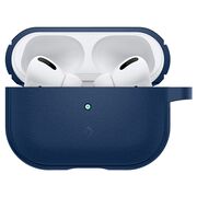 Husa pentru Airpods Pro 1 / 2 Spigen - Protection Case Caseology Vault, ir Space Technology, Aluminum Holder - Albastru