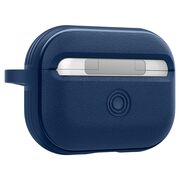 Husa pentru Airpods Pro 1 / 2 Spigen - Protection Case Caseology Vault, ir Space Technology, Aluminum Holder - Albastru