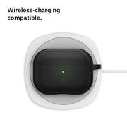 Husa pentru Airpods Pro 1 / 2 Spigen - Protection Case Caseology Vault, ir Space Technology, Aluminum Holder - Negru
