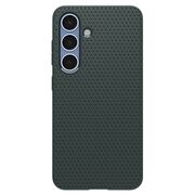 Husa premium pentru  Samsung Galaxy S25 Spigen - Liquid Air - Verde inchis
