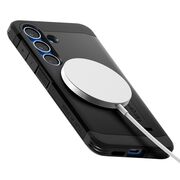 Husa premium pentru  Samsung Galaxy S25 Spigen - Tough Armor MagSafe - Negru
