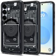 Husa premium pentru  Samsung Galaxy S25 Spigen - Ultra Hybrid Zero One MagSafe - Negru