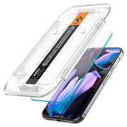 Set 2 x Folie din sticla pentru  Google Pixel 9 / 9 Pro cu aplicator Spigen - Glas.tR EZ-FIT HD - clear