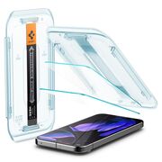 Set 2 x Folie din sticla pentru  Google Pixel 9 / 9 Pro cu aplicator Spigen - Glas.tR EZ-FIT HD - clear