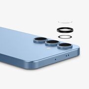 Set 2 x Folie sticla lentile foto pentru  Samsung Galaxy S25+ Spigen - Optik.tR EZ Fit Pro Camera Glass - negru