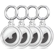 [Pachet 4x] Husa Apple AirTag Techsuit CT15 tip breloc chei, transparent
