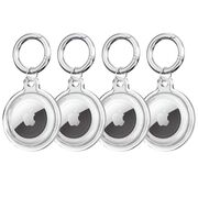 [Pachet 4x] Husa Apple AirTag Techsuit CT15 tip breloc chei, transparent