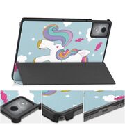 Husa pentru  Lenovo Tab K11 Plus 11.45 inch tip stand functie sleep/wake-up, protectie 360 - Unicorn