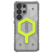 Husa Samsung Galaxy S25 Ultra UAG Pathfinder Clear MagSafe, Active Neon Lanyard