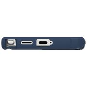 Husa Samsung Galaxy S25 Ultra UAG Pathfinder Clear MagSafe, Blues Lanyard