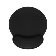 Mouse Pad Ergonomic cu Suport pentru Încheietură – Memory Foam, Bază Antialunecare, Negru