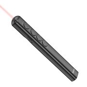 Telecomanda pentru prezentari cu laser pointer lumina rosie Hoco GM202, Conectivitate Wireless 2.4Ghz, negru