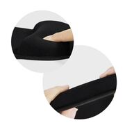 Mouse Pad Ergonomic cu Suport pentru Încheietură – Memory Foam, Bază Antialunecare, Negru