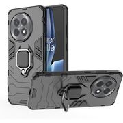 Husa pentru  OnePlus 13R cu inel Ring Armor Kickstand Tough, Negru