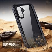 Husa pentru  Samsung Galaxy S25 Ultra ShockProof Dust-Water Proof IP68 Full Body 360 Protection, negru - transparent