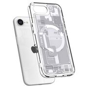 Husa pentru  iPhone 16e Spigen - Ultra Hybrid Zero One MagSafe - Alb