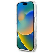 Husa premium pentru  iPhone 16 Pro Max compatibila MagSafe Guess Luxury Series - Bej