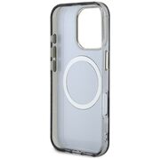 Husa premium pentru  iPhone 16 Pro Max compatibila MagSafe Guess Luxury Series - Gri inchis