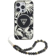 Husa premium pentru  iPhone 16 Pro compatibila MagSafe Guess Luxury Series - Gri deschis
