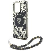 Husa premium pentru  iPhone 16 Pro compatibila MagSafe Guess Luxury Series - Gri deschis